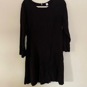 Bell sleeve skater dress